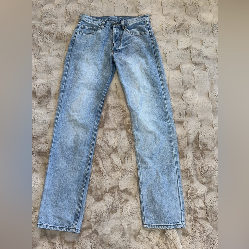 Brandy Melville Light Blue Straight Leg Jeans| ONE SIZE